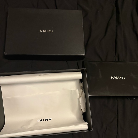 AMIRI Black Sparkle Sneakers - Picture 6 of 6